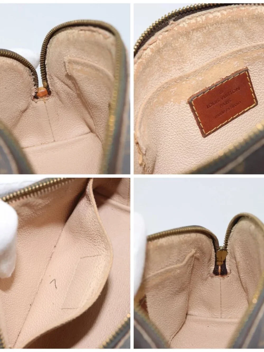 LOUIS VUITTON Monogram Pochette Cosmetic PM Pouch M43998 LV Auth